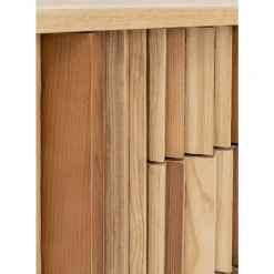 Kommoden & Sideboards-KARE Design Sideboard Concertina Natur 186X74Cm