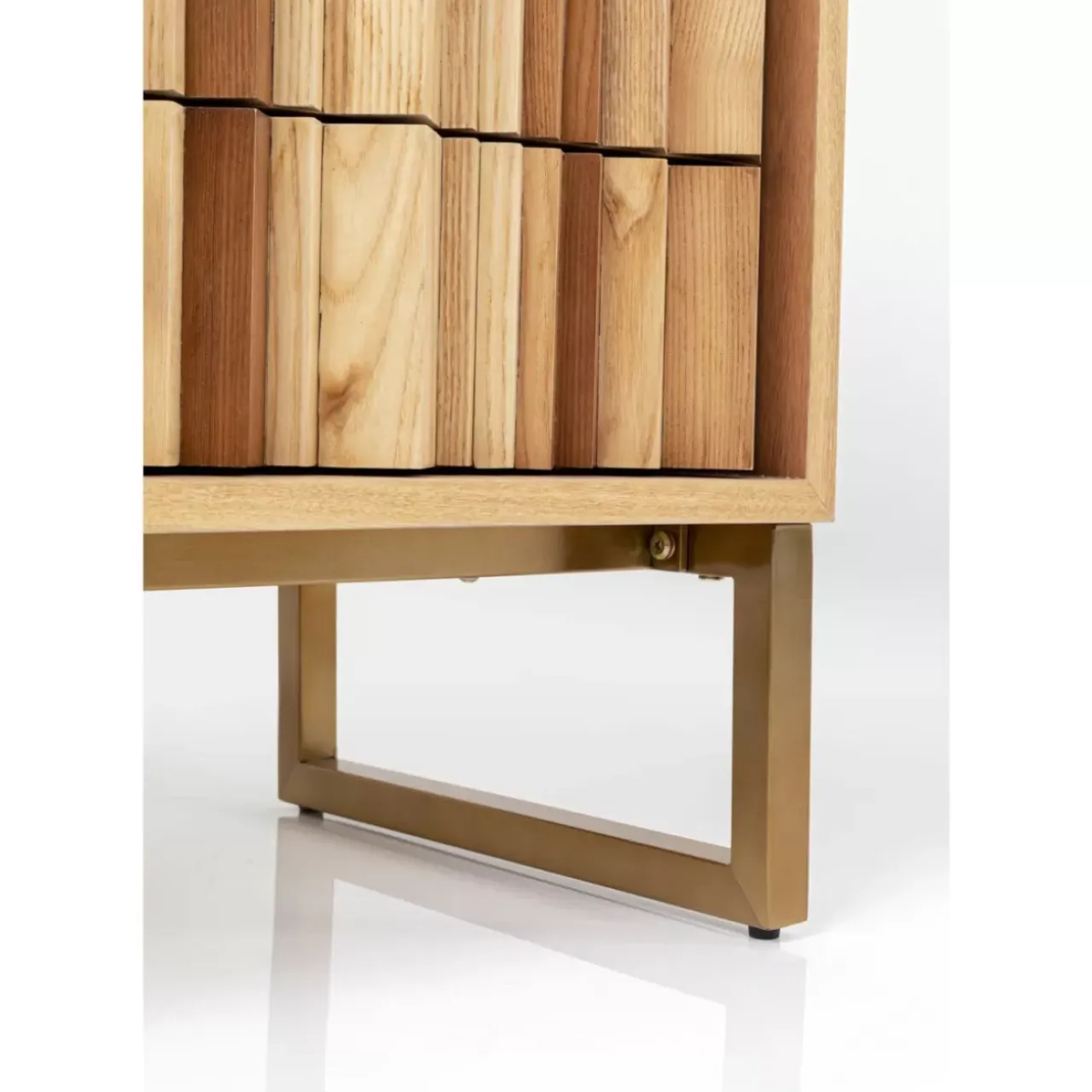 Kommoden & Sideboards-KARE Design Sideboard Concertina Natur 186X74Cm