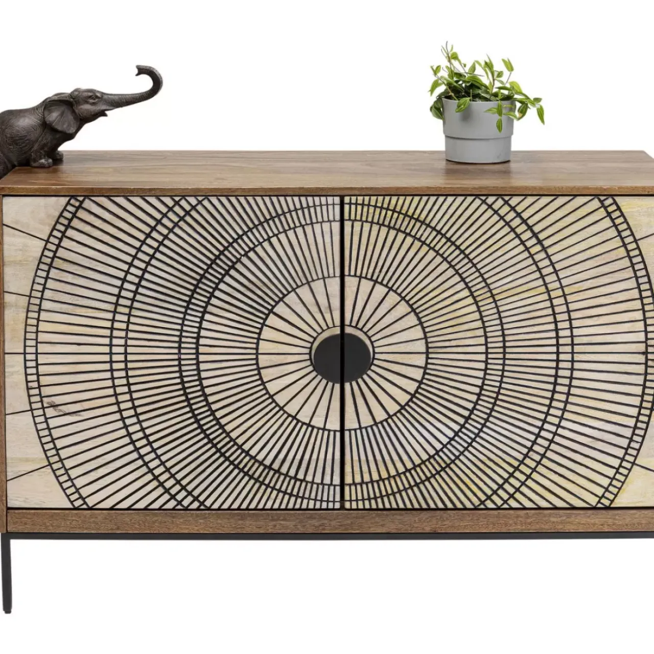 Kommoden & Sideboards-KARE Design Sideboard Eye Of Tiger 115