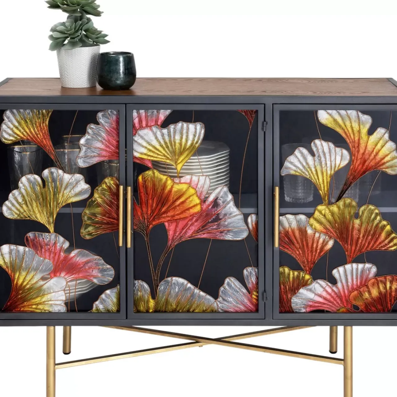 Kommoden & Sideboards-KARE Design Sideboard Ginkgo 105X80Cm