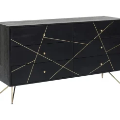 Kommoden & Sideboards-KARE Design Sideboard Gold Vein