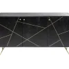Kommoden & Sideboards-KARE Design Sideboard Gold Vein 3 Turig 145X82Cm