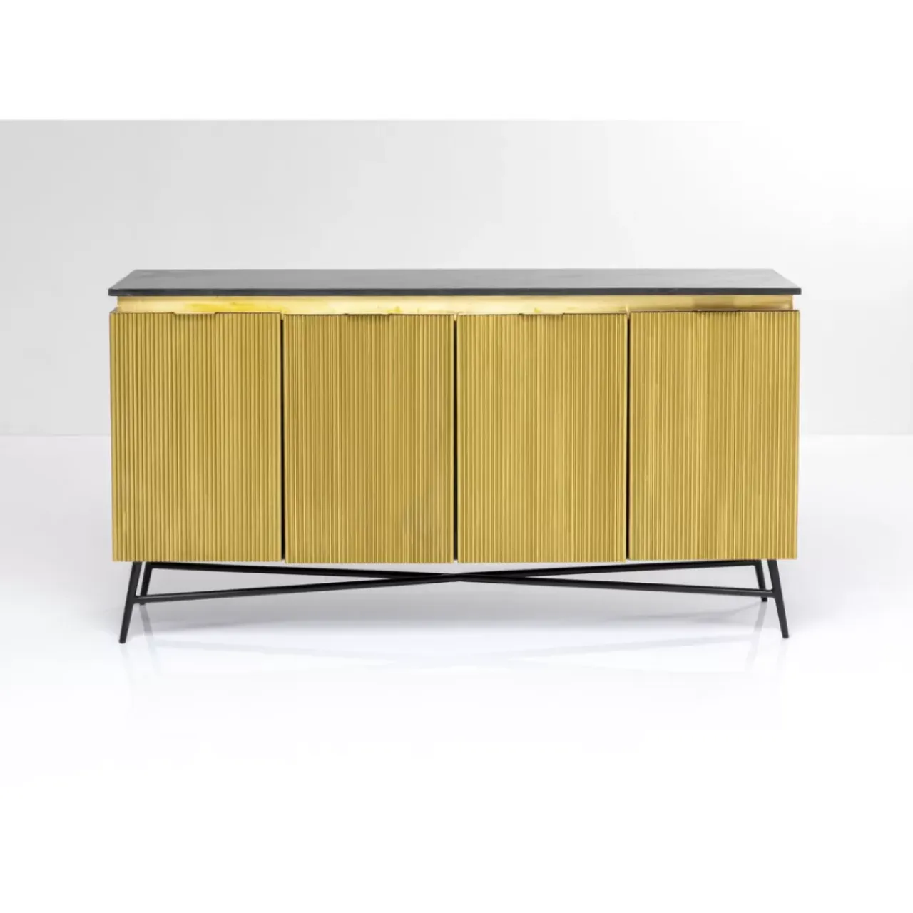 Kommoden & Sideboards-KARE Design Sideboard Goldie 160X86Cm