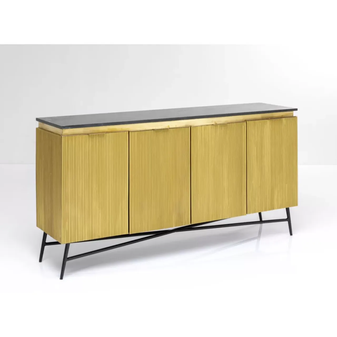 Kommoden & Sideboards-KARE Design Sideboard Goldie 160X86Cm