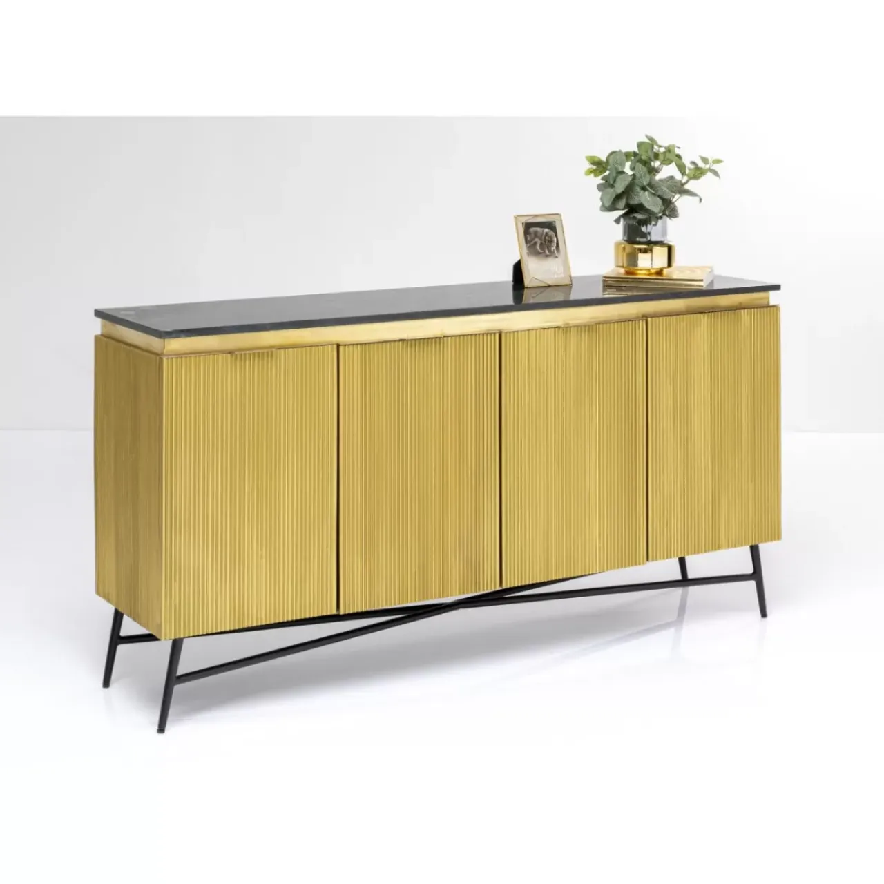 Kommoden & Sideboards-KARE Design Sideboard Goldie 160X86Cm