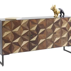 Kommoden & Sideboards-KARE Design Sideboard Illusion Gold