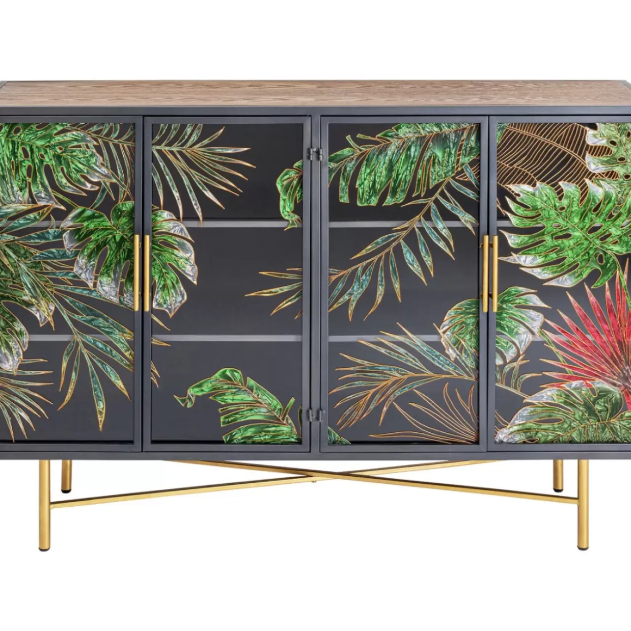Kommoden & Sideboards-KARE Design Sideboard Jungle 135X95Cm
