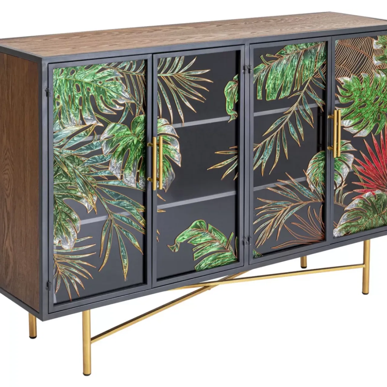 Kommoden & Sideboards-KARE Design Sideboard Jungle 135X95Cm
