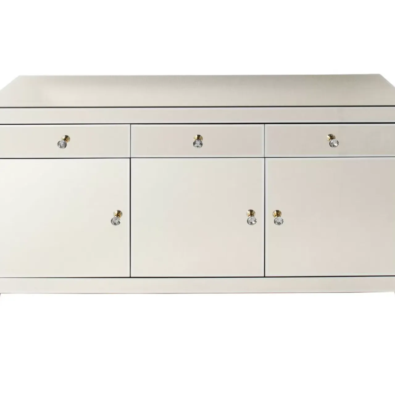Kommoden & Sideboards-KARE Design Sideboard Luxury Champagne