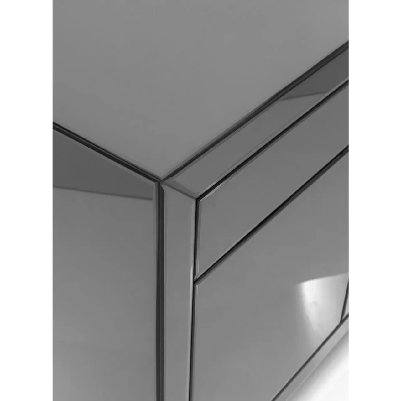 Kommoden & Sideboards-KARE Design Sideboard Luxury Push Grau