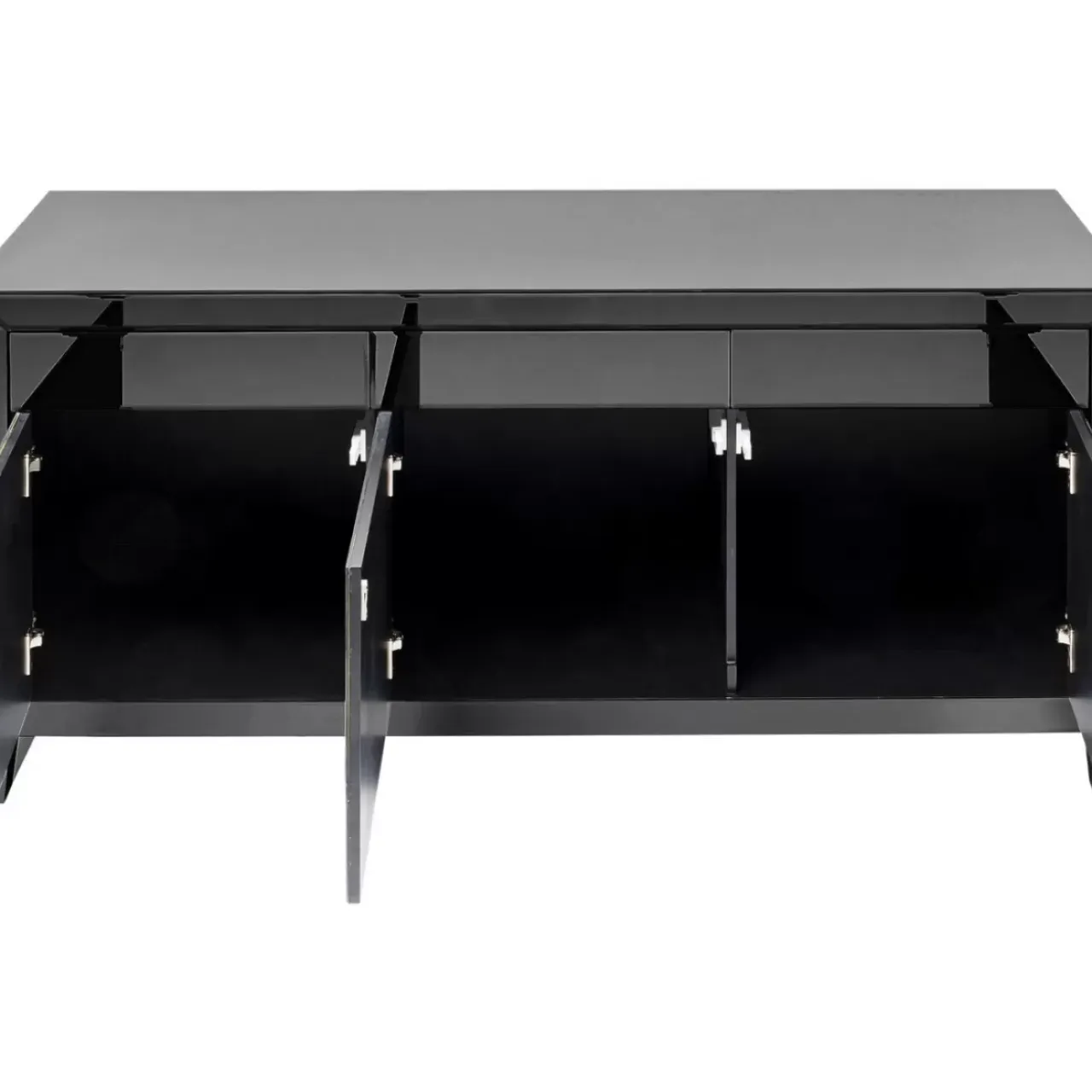 Kommoden & Sideboards-KARE Design Sideboard Luxury Push Grau