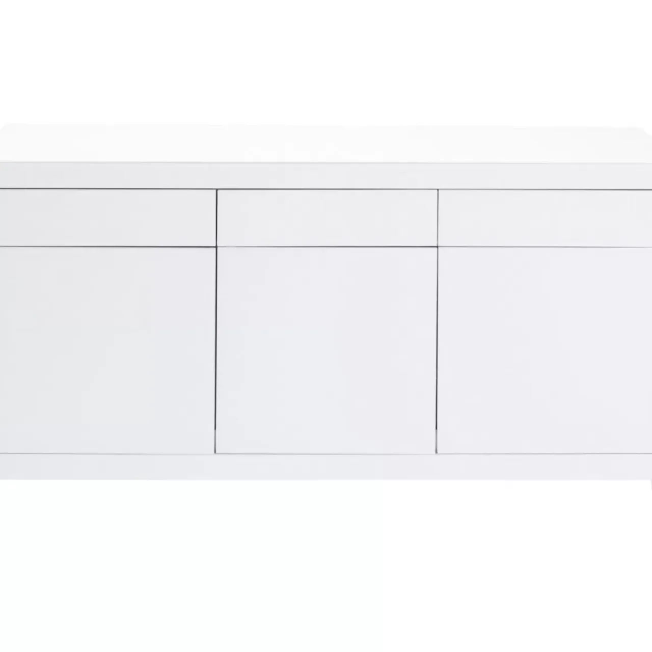 Kommoden & Sideboards-KARE Design Sideboard Luxury Push Weiss