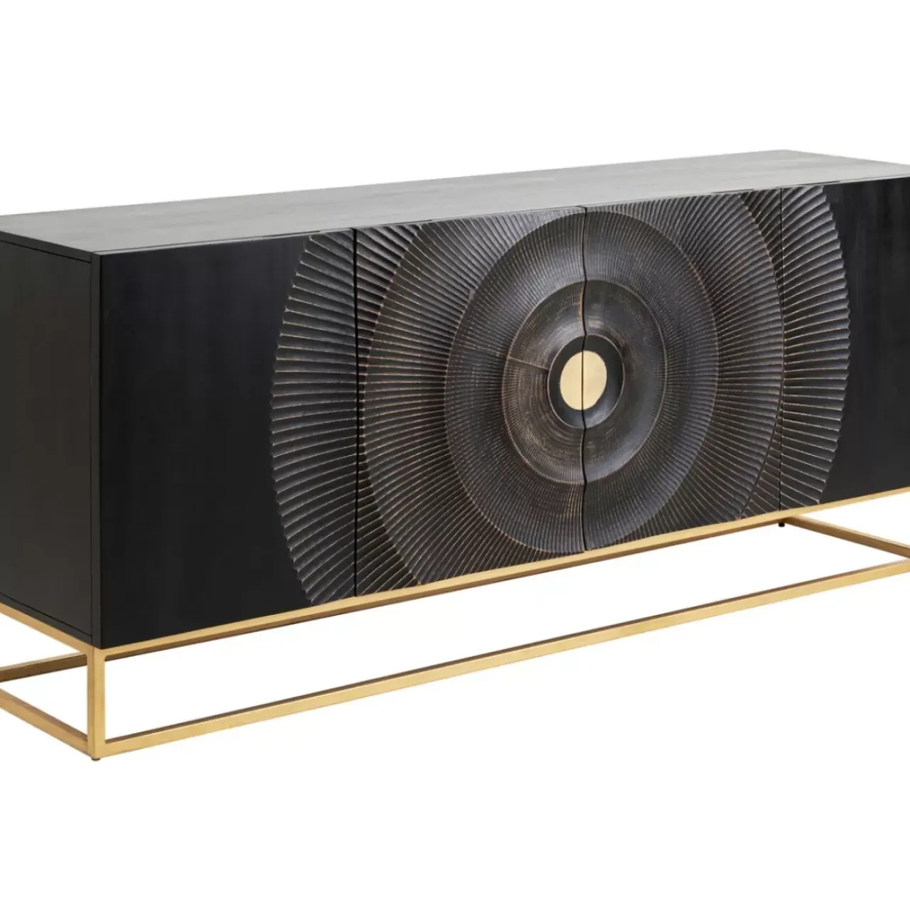 Kommoden & Sideboards-KARE Design Sideboard Madeira Dunkel 177X75Cm