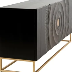 Kommoden & Sideboards-KARE Design Sideboard Madeira Dunkel 177X75Cm