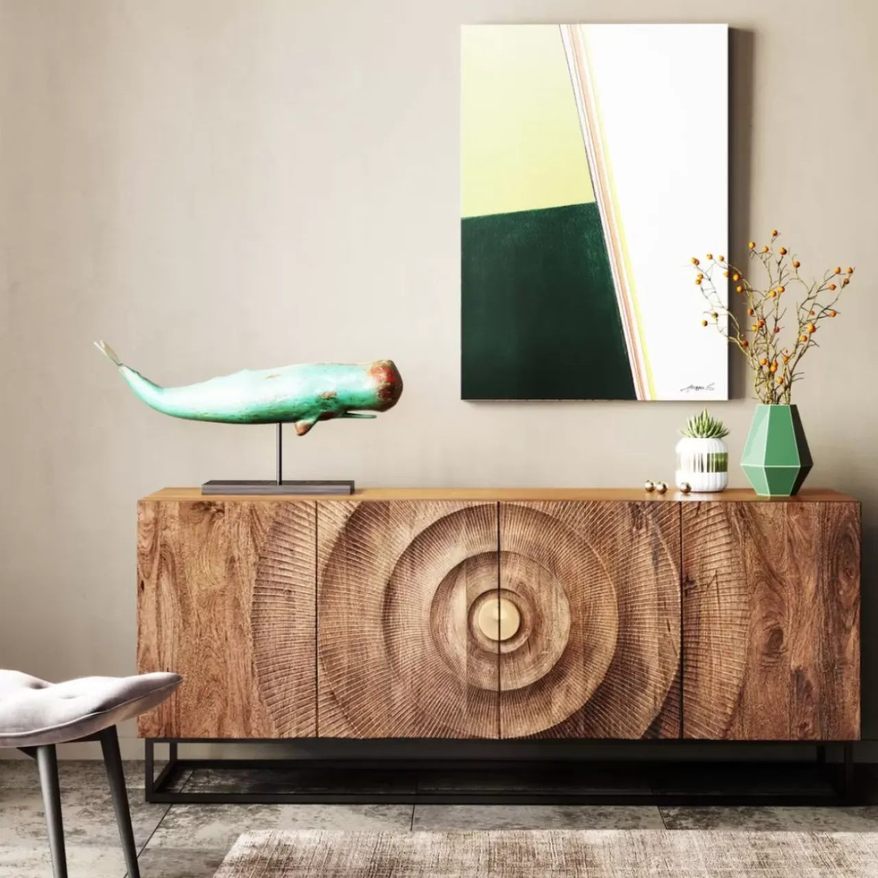 Kommoden & Sideboards-KARE Design Sideboard Madeira Hell 177X75Cm
