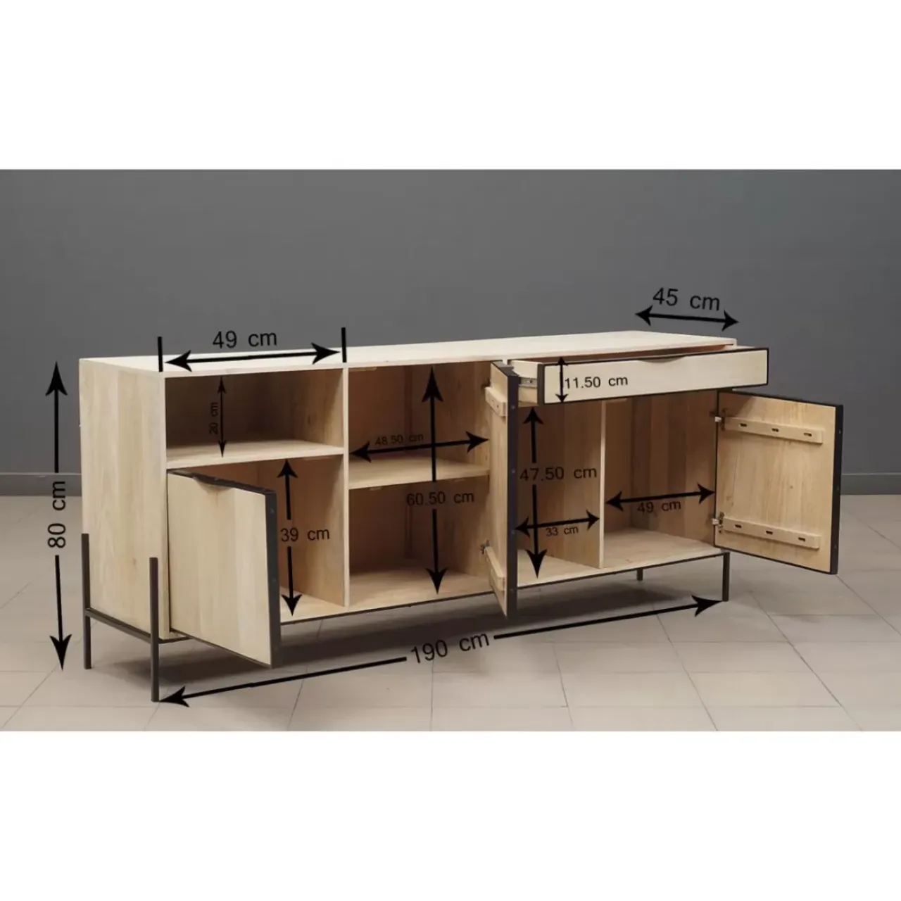 Kommoden & Sideboards-KARE Design Sideboard Modena