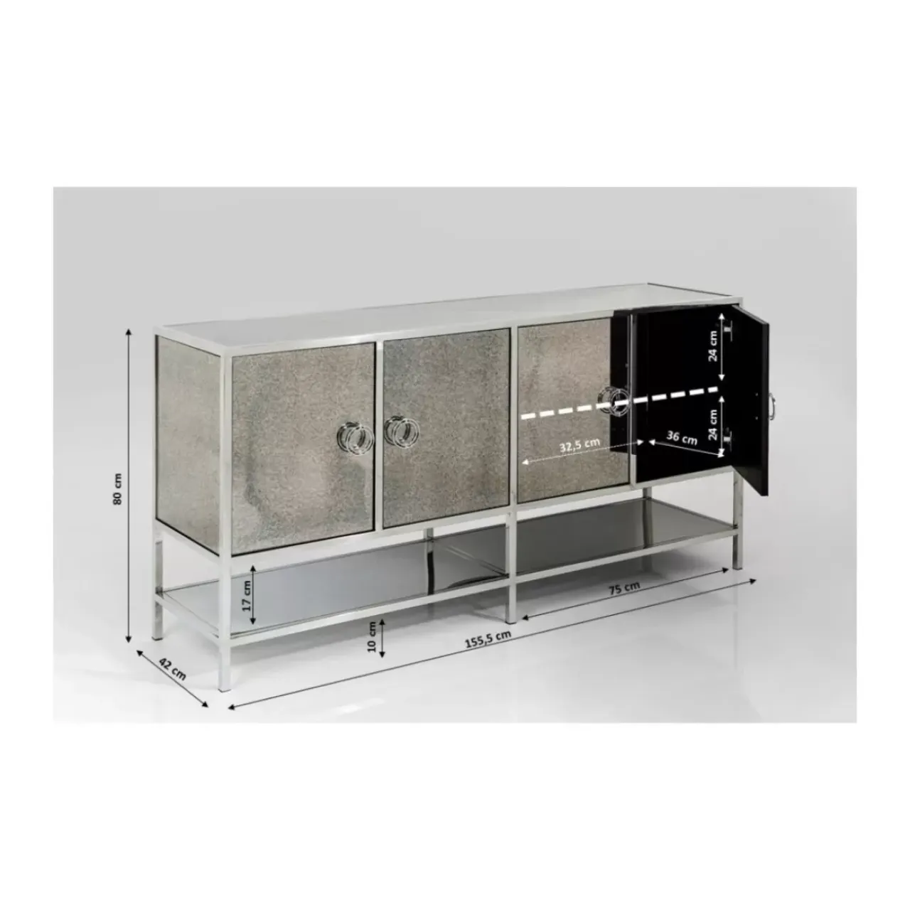 Kommoden & Sideboards-KARE Design Sideboard Moonscape