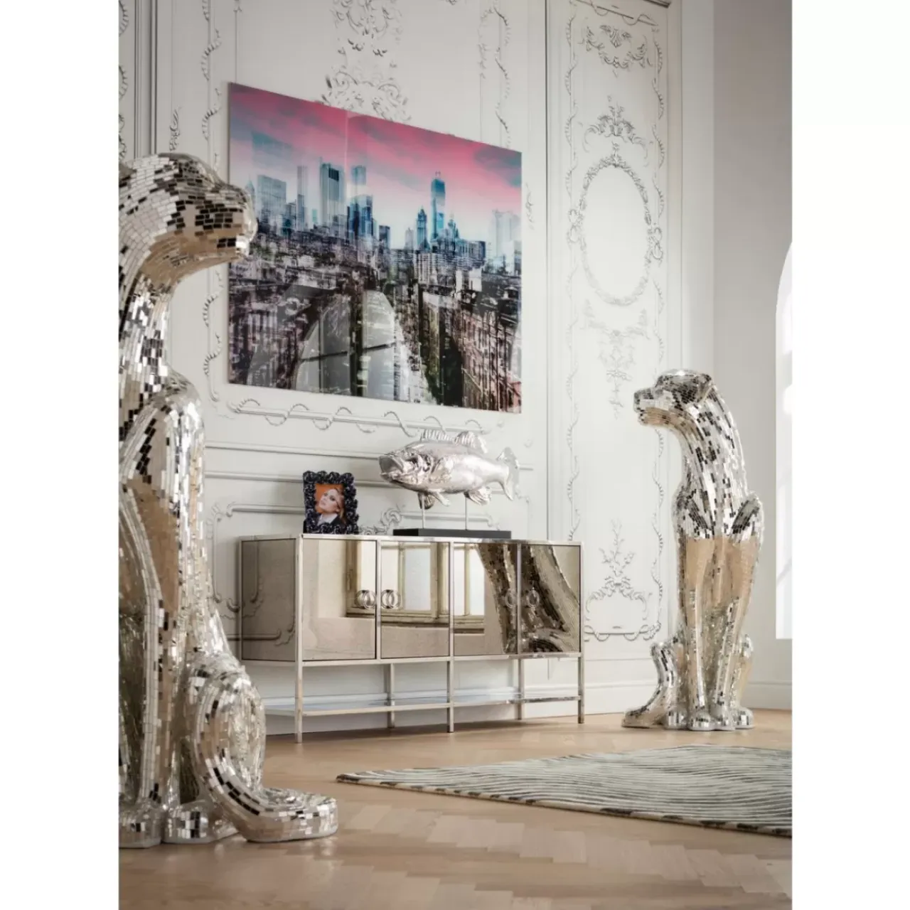 Kommoden & Sideboards-KARE Design Sideboard Moonscape