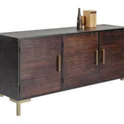 Kommoden & Sideboards-KARE Design Sideboard Olbia Dunkel 160X77Cm