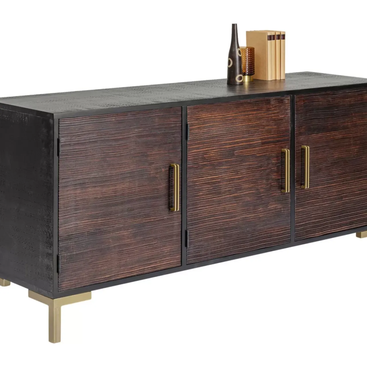 Kommoden & Sideboards-KARE Design Sideboard Olbia Dunkel 160X77Cm