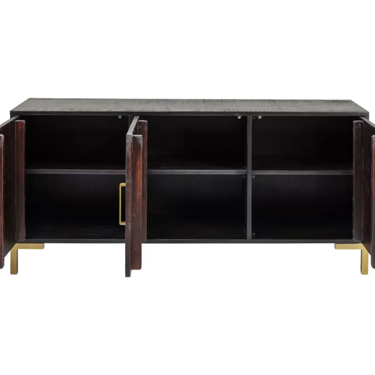 Kommoden & Sideboards-KARE Design Sideboard Olbia Dunkel 160X77Cm