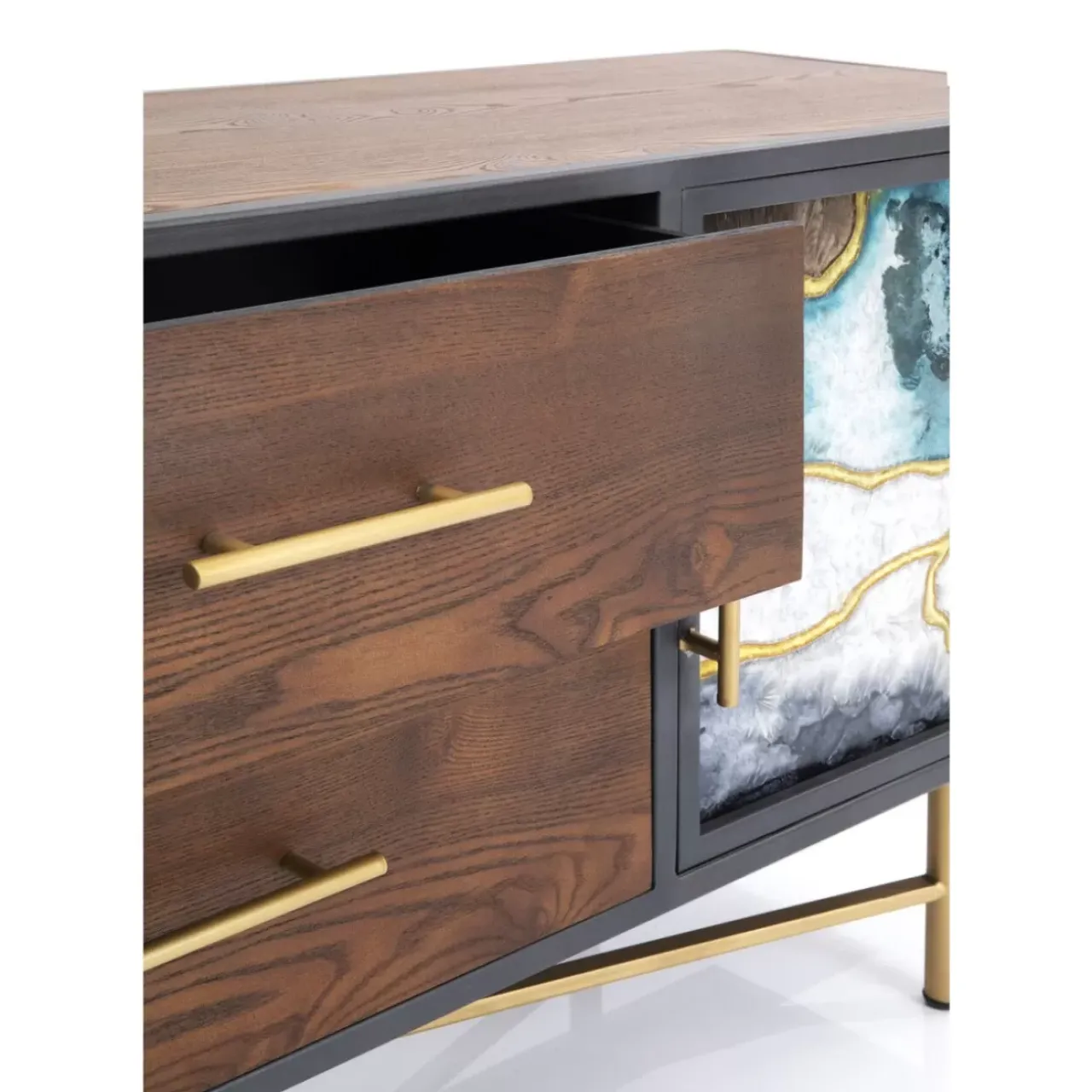 Kommoden & Sideboards-KARE Design Sideboard Opal 140X55Cm