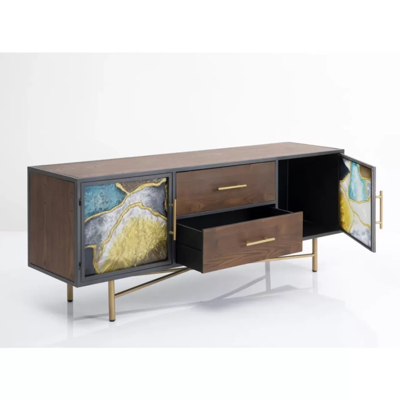 Kommoden & Sideboards-KARE Design Sideboard Opal 140X55Cm