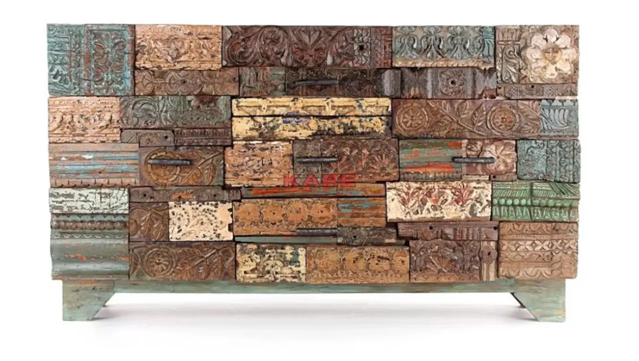 Kommoden & Sideboards-KARE Design Sideboard Shanti Surprise Puzzle