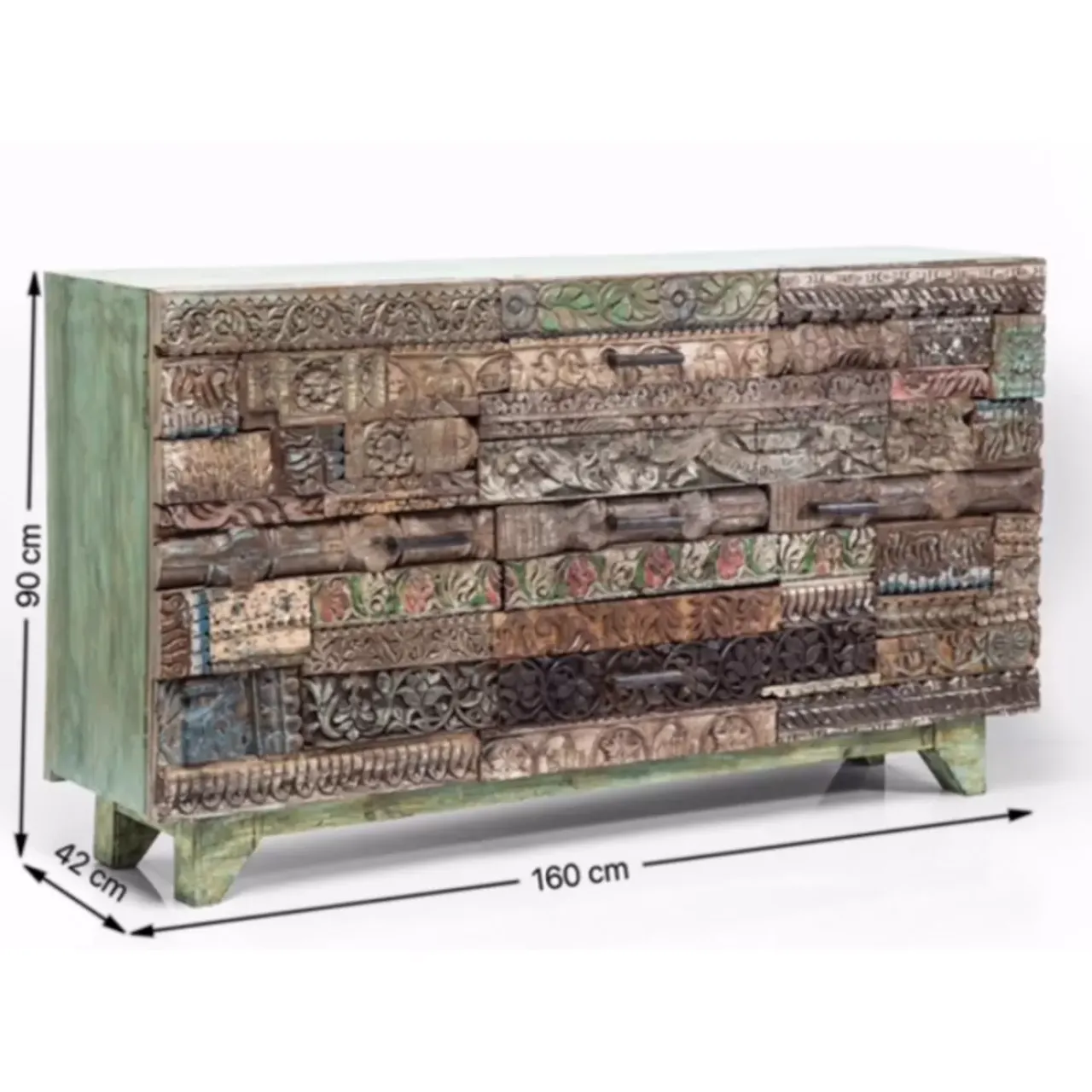 Kommoden & Sideboards-KARE Design Sideboard Shanti Surprise Puzzle