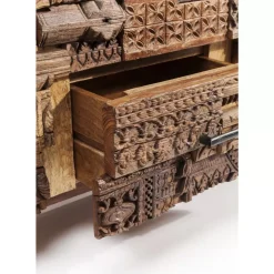 Kommoden & Sideboards-KARE Design Sideboard Shanti Surprise Puzzle Nature