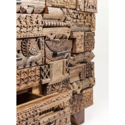 Kommoden & Sideboards-KARE Design Sideboard Shanti Surprise Puzzle Nature