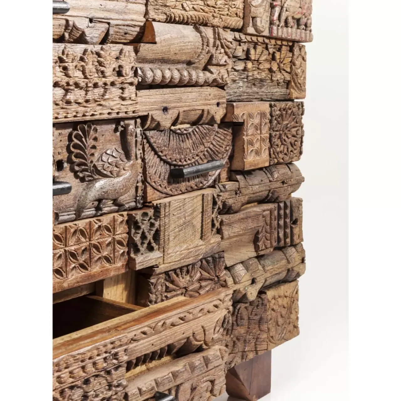 Kommoden & Sideboards-KARE Design Sideboard Shanti Surprise Puzzle Nature