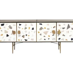 Kommoden & Sideboards-KARE Design Sideboard Terrazzo 183Cm