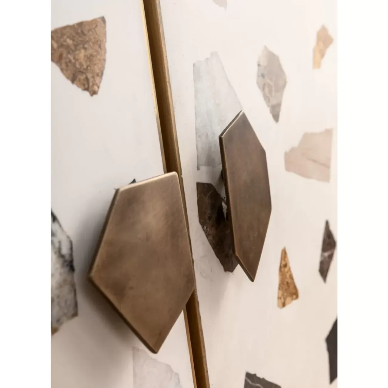 Kommoden & Sideboards-KARE Design Sideboard Terrazzo 183Cm