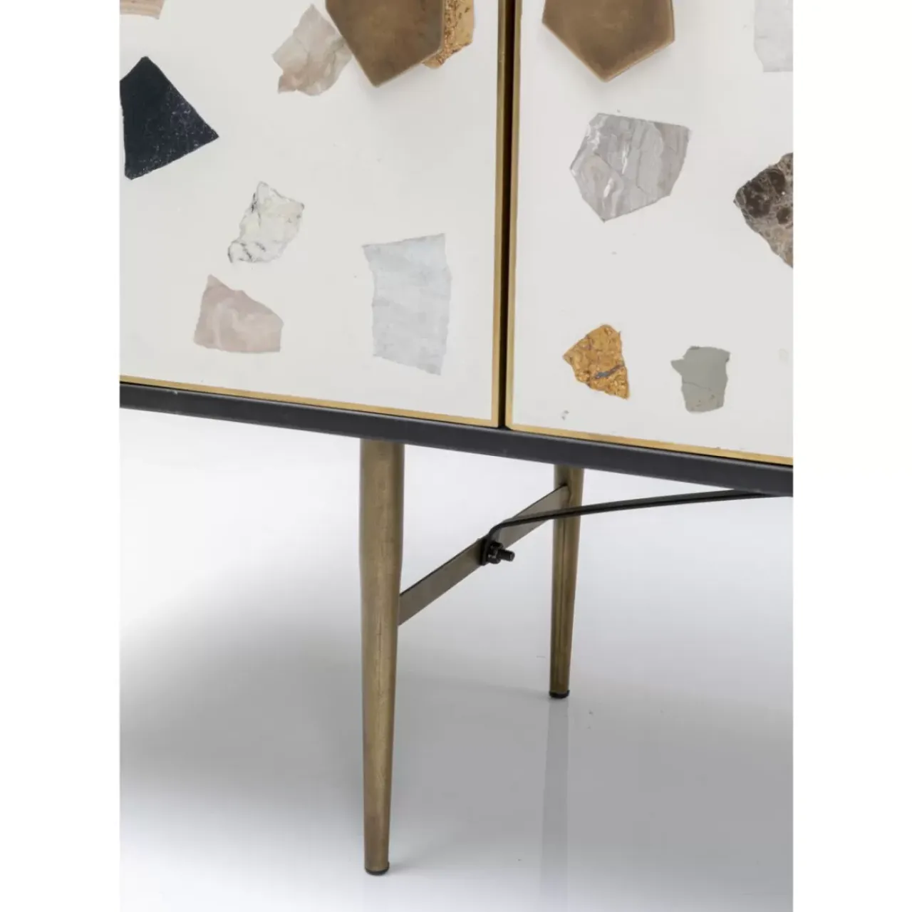Kommoden & Sideboards-KARE Design Sideboard Terrazzo 183Cm