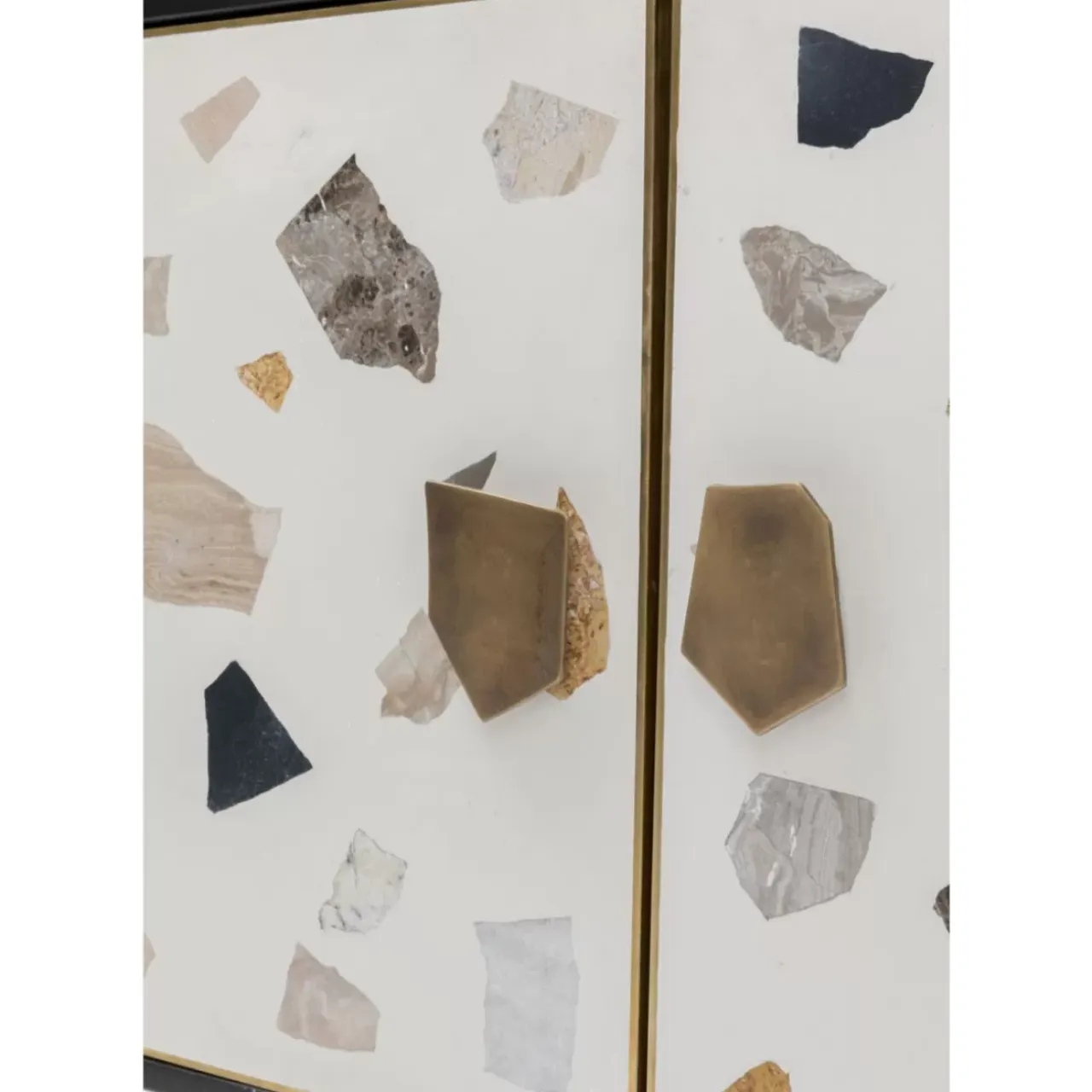 Kommoden & Sideboards-KARE Design Sideboard Terrazzo 183Cm