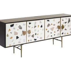 Kommoden & Sideboards-KARE Design Sideboard Terrazzo 183Cm