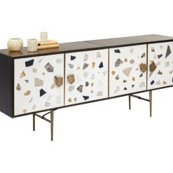 Kommoden & Sideboards-KARE Design Sideboard Terrazzo 183Cm