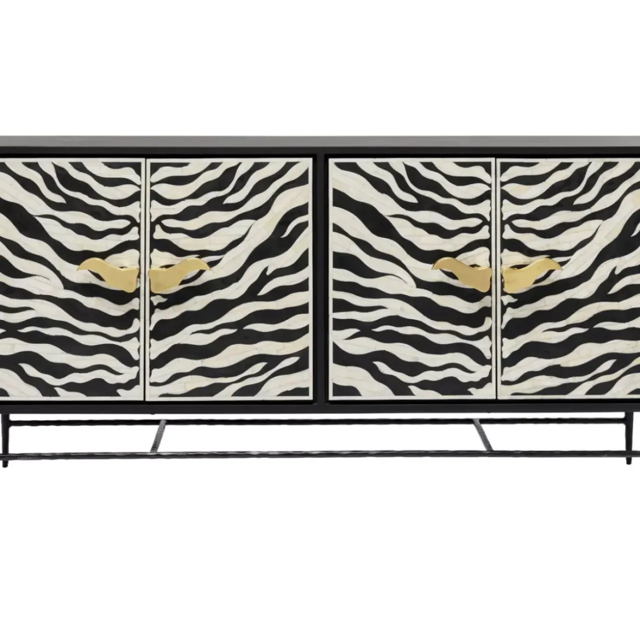 Kommoden & Sideboards-KARE Design Sideboard Zebra 160X80Cm