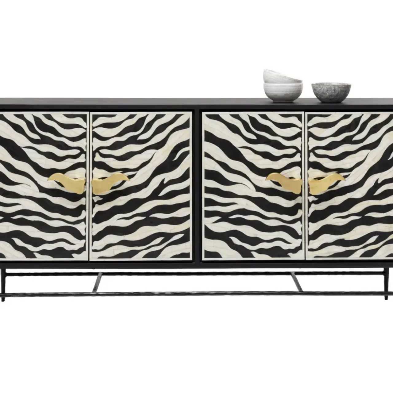Kommoden & Sideboards-KARE Design Sideboard Zebra 160X80Cm