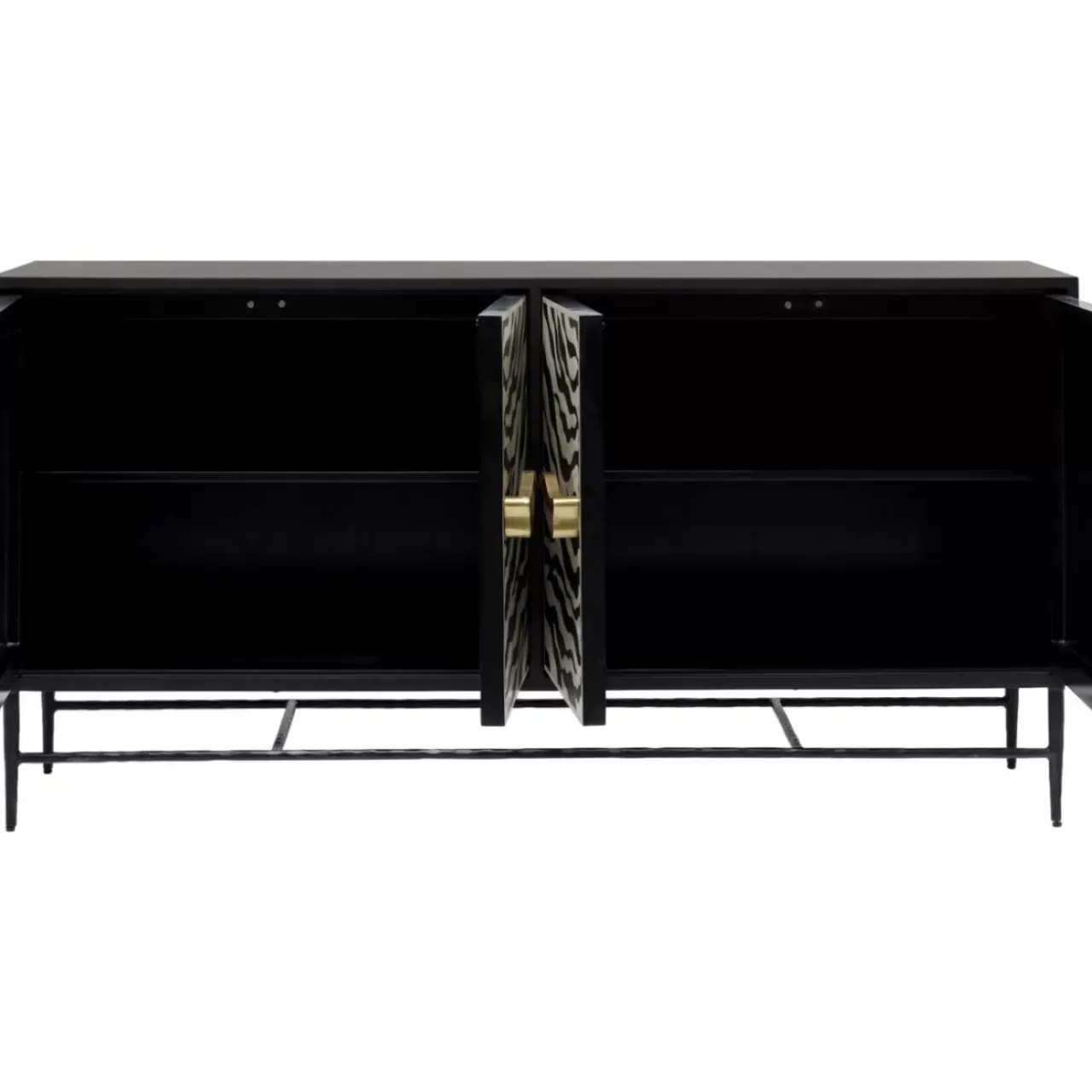 Kommoden & Sideboards-KARE Design Sideboard Zebra 160X80Cm