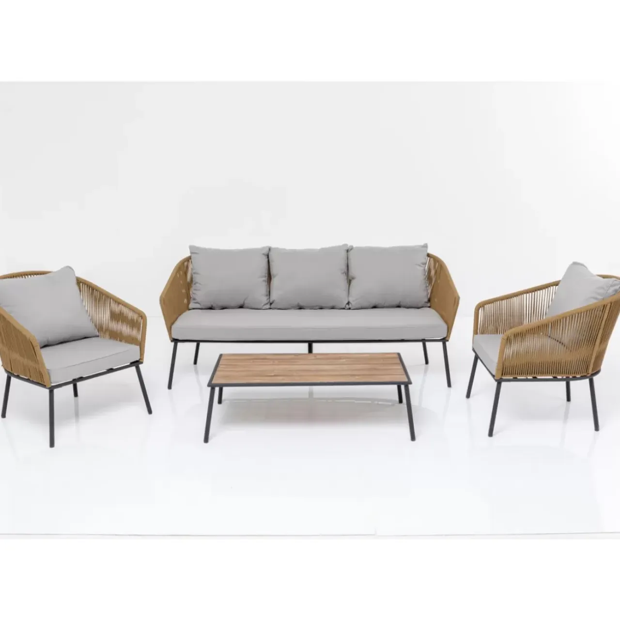 Outdoormöbel-KARE Design Sitzgruppe Elba (4-Tlg.)
