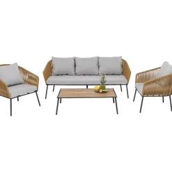 Outdoormöbel-KARE Design Sitzgruppe Elba (4-Tlg.)