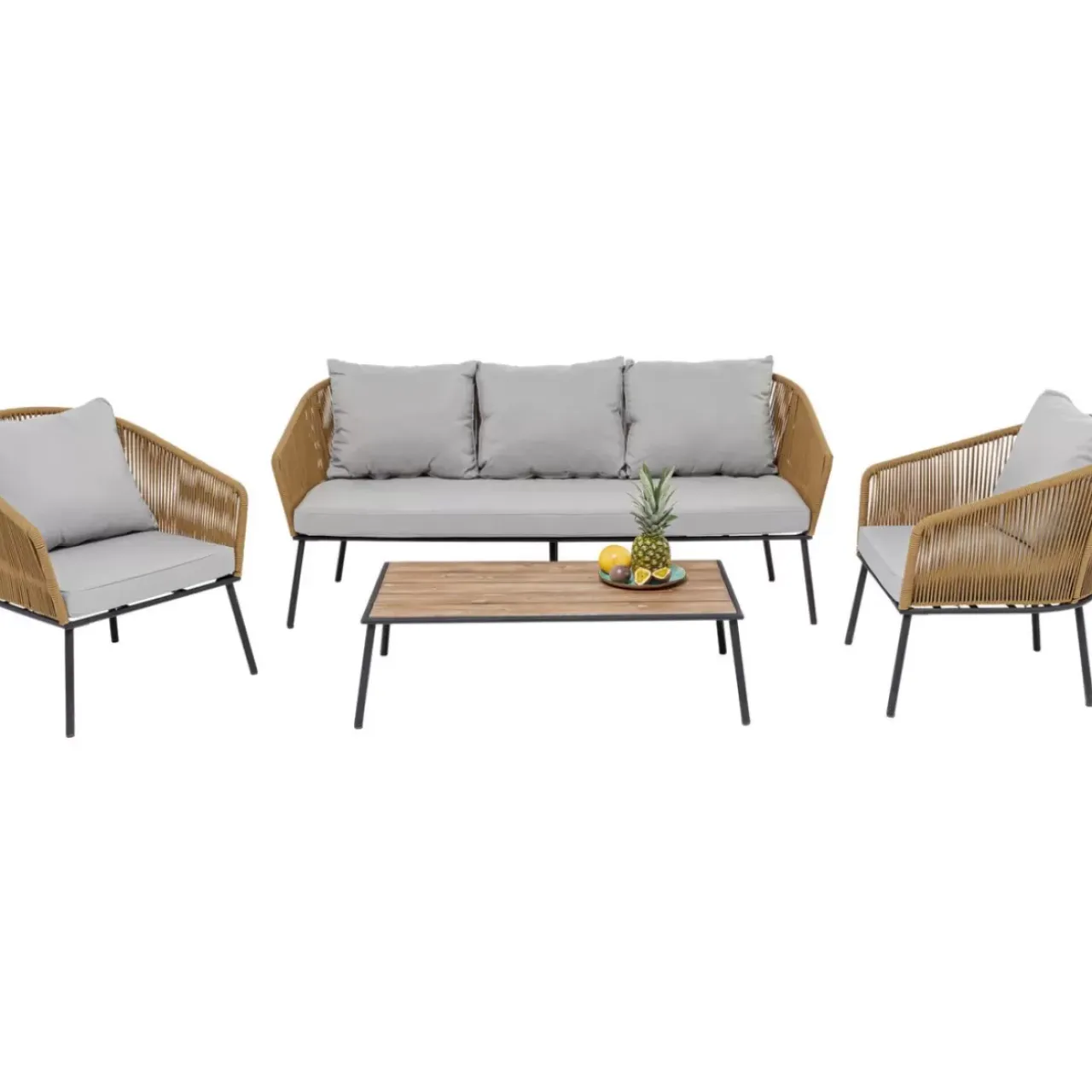 Outdoormöbel-KARE Design Sitzgruppe Elba (4-Tlg.)