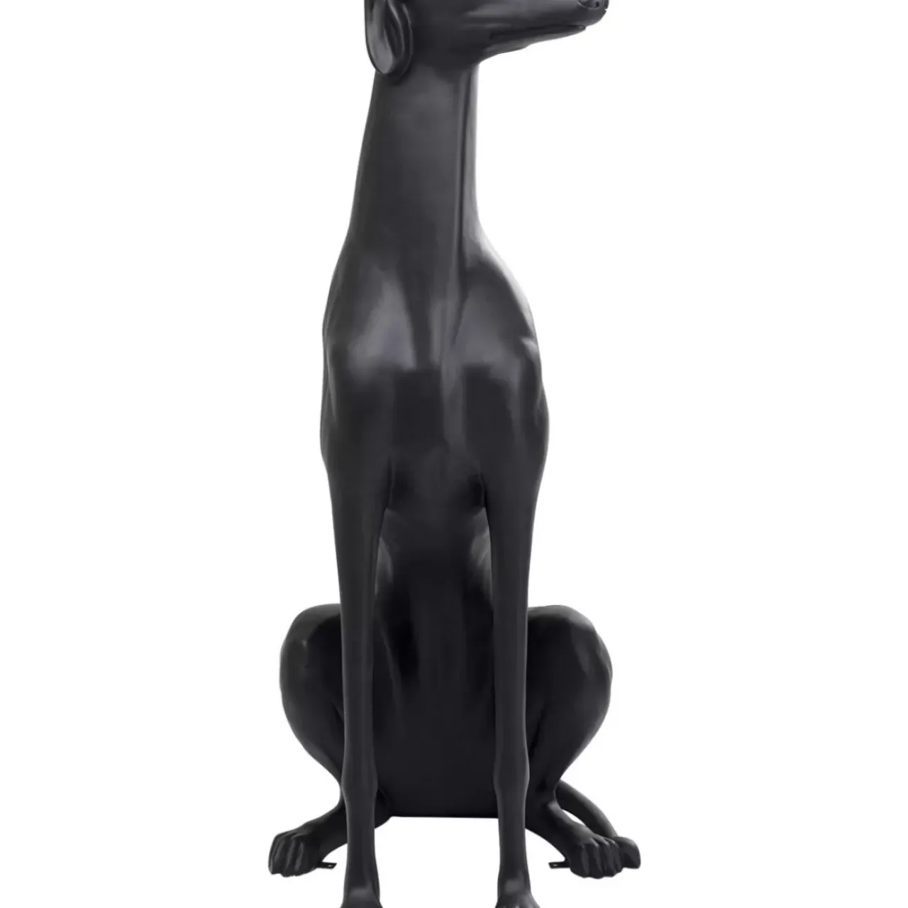 Deko & Geschenkartikel-KARE Design Skulptur Greyhound Oskar Schwarz 180Cm