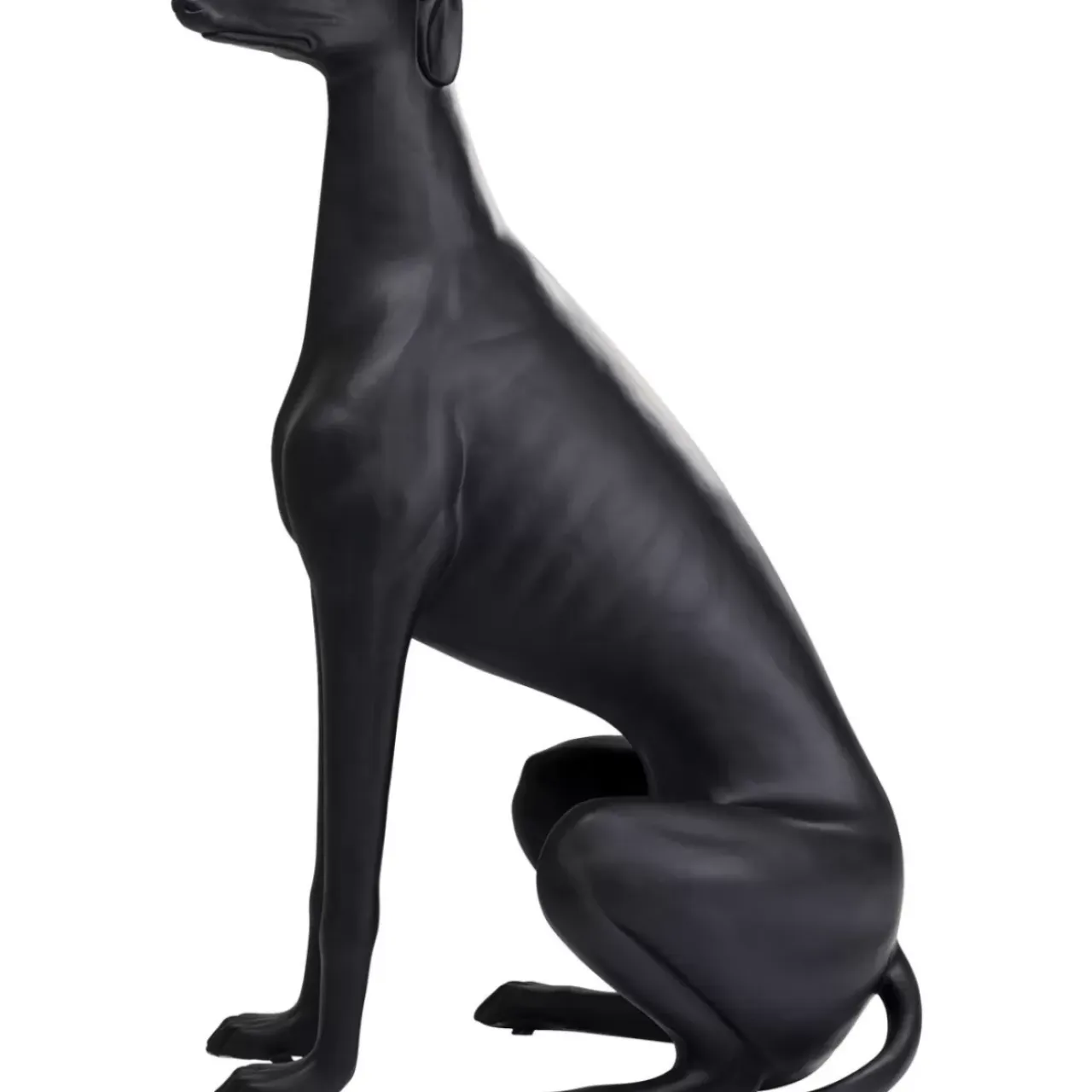 Deko & Geschenkartikel-KARE Design Skulptur Greyhound Oskar Schwarz 180Cm