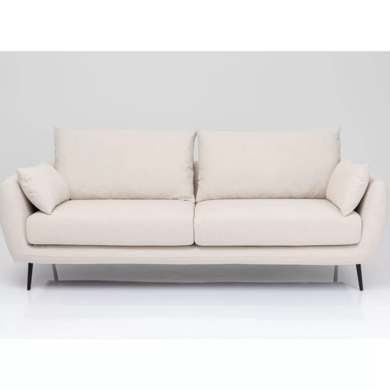 Sofas & Couches-KARE Design Sofa Amalfi 2-Sitzer Creme 219Cm