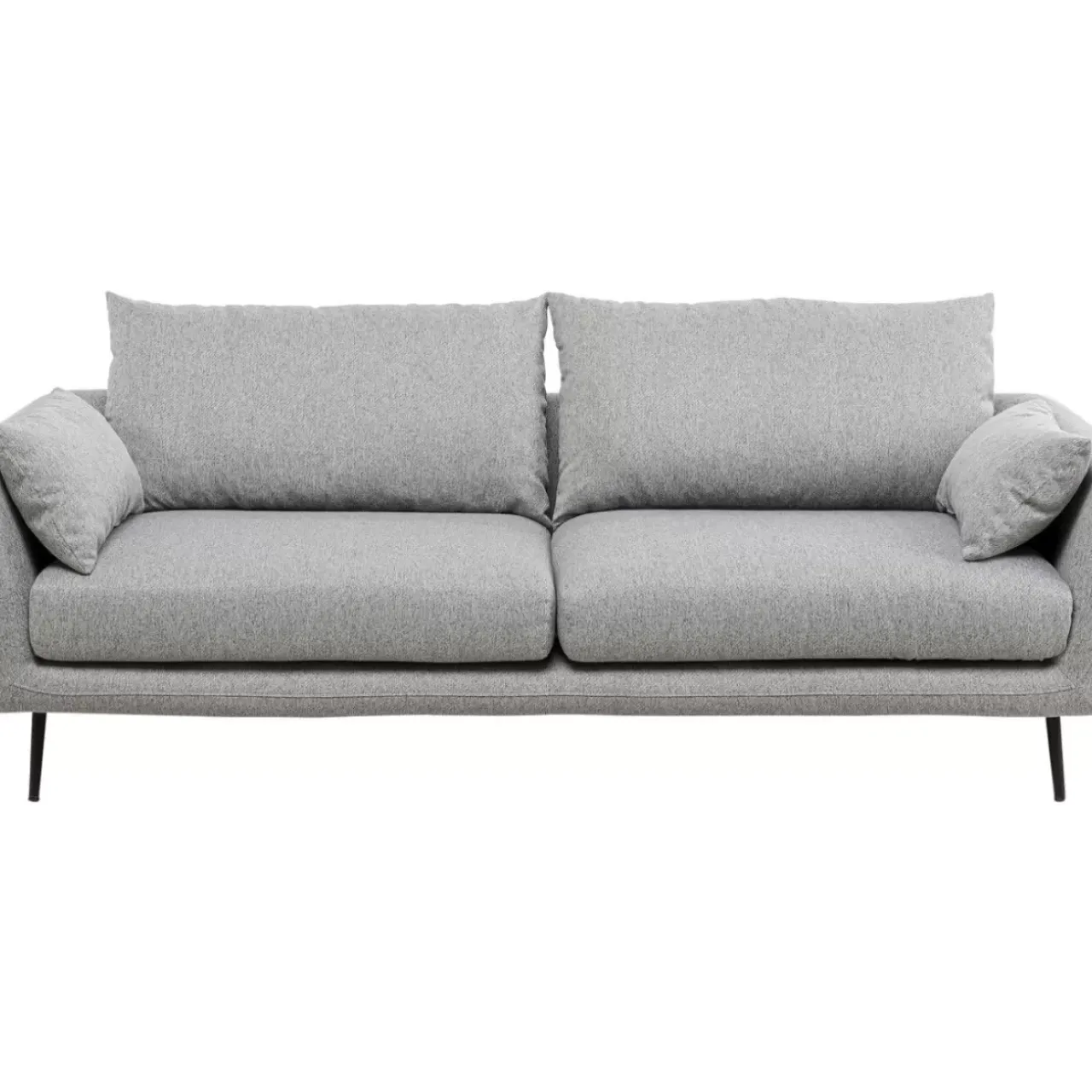 Sofas & Couches-KARE Design Sofa Amalfi 2-Sitzer Grau 219Cm