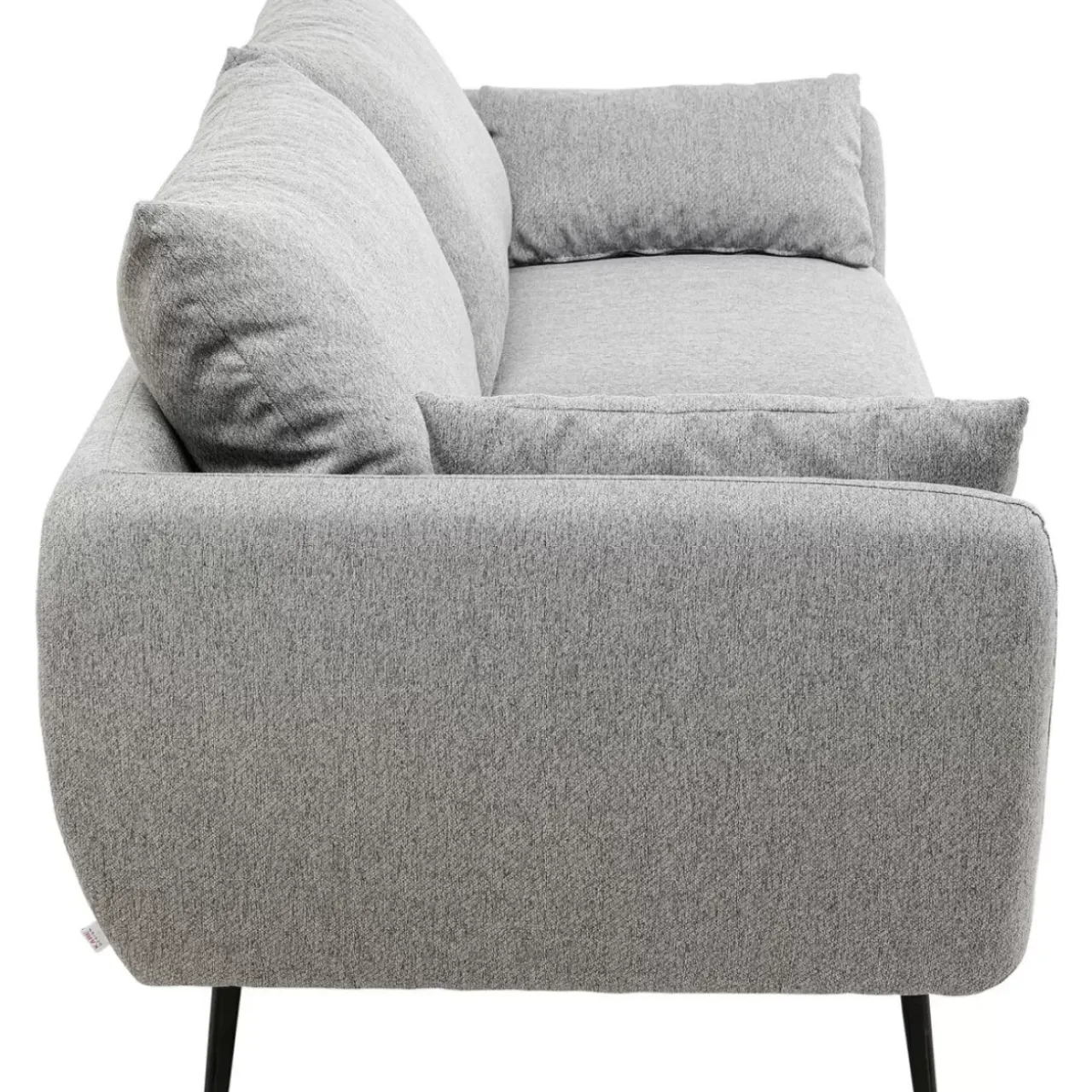 Sofas & Couches-KARE Design Sofa Amalfi 2-Sitzer Grau 219Cm