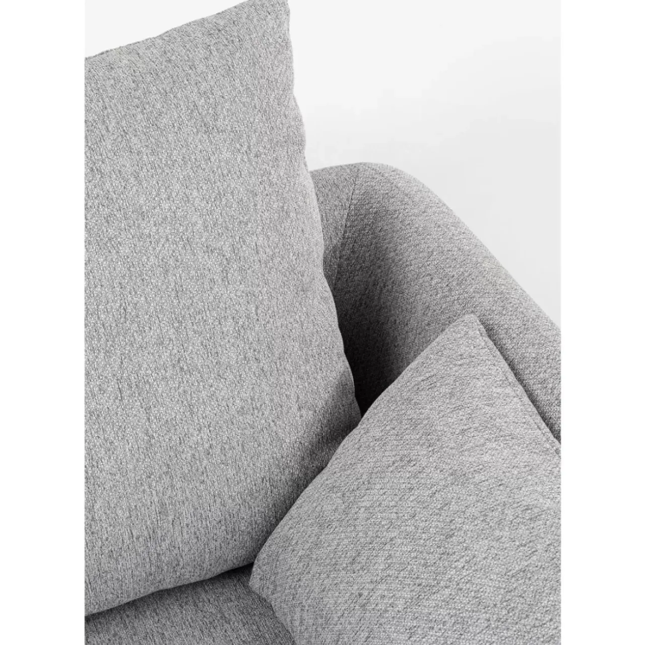 Sofas & Couches-KARE Design Sofa Amalfi 2-Sitzer Grau 219Cm